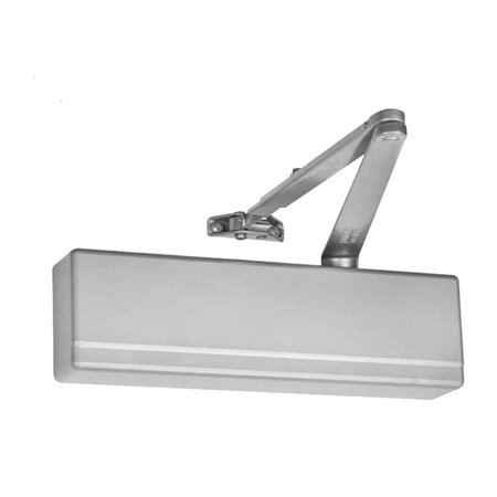 SARGENT Surface Door Closer, Hold Open Arm, Thru Bolts, Sprayed Aluminum Enamel 351-H TB EN